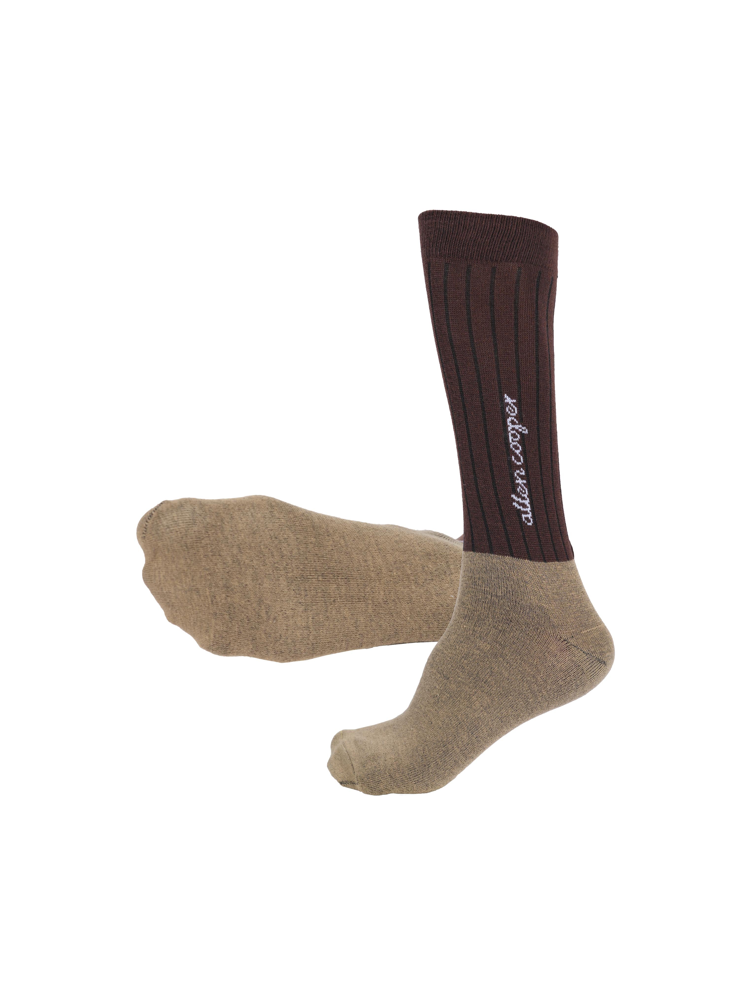 Allen Cooper Men Self Design Mid-Calf/Crew (Pack of 3)
