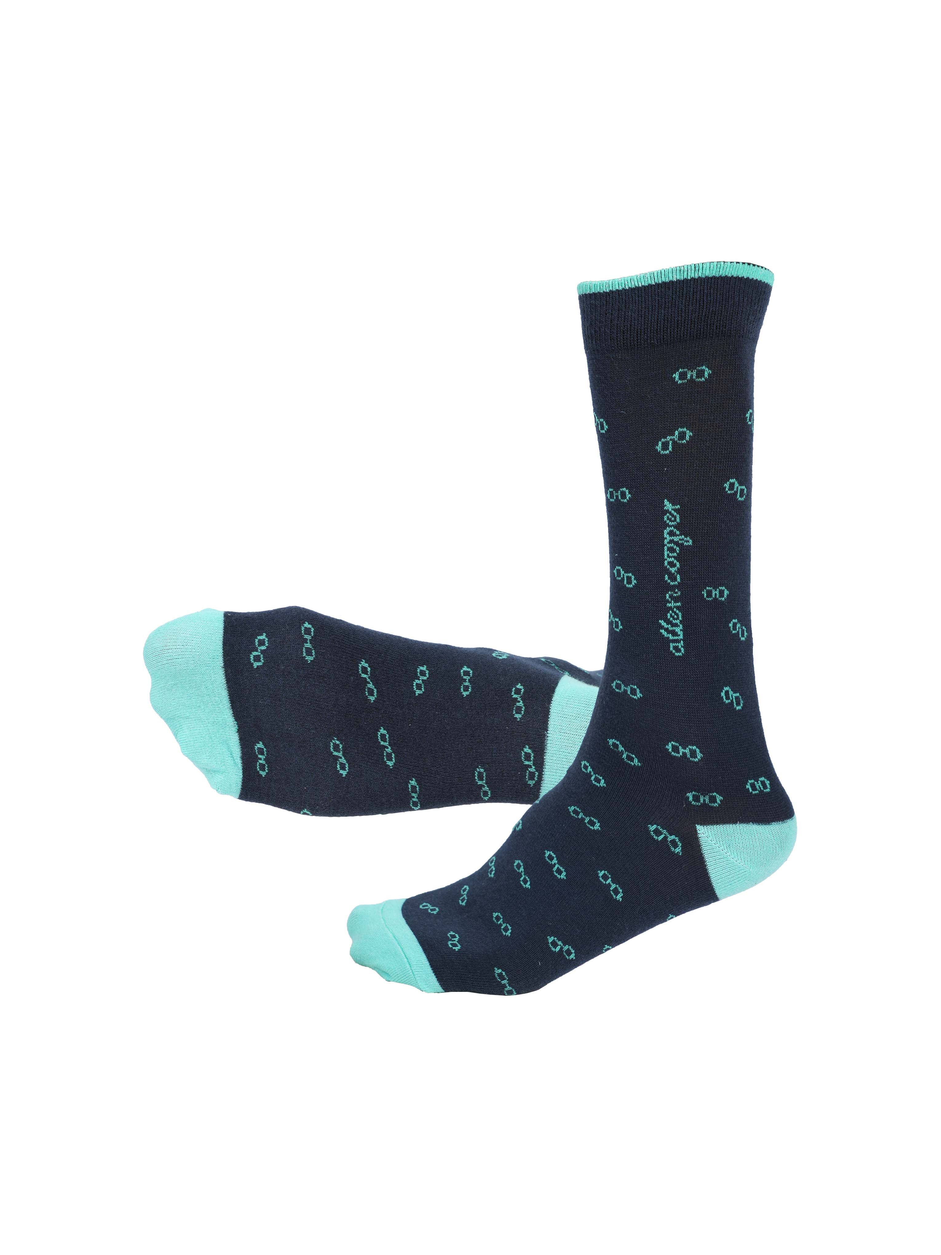 Allen Cooper Men Self Design Mid-Calf/Crew (Pack of 3)