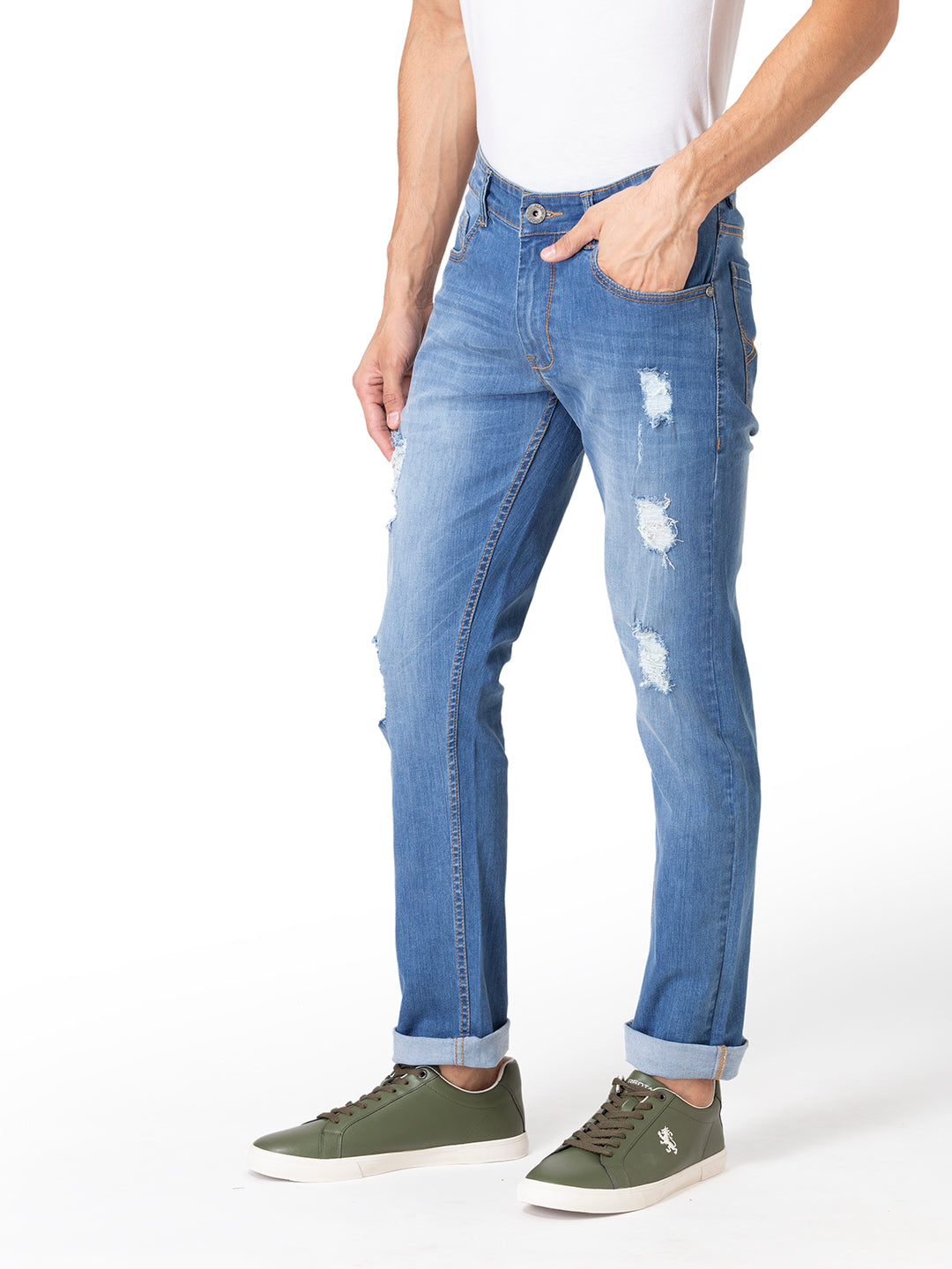 Allen Cooper Denim Jeans For Men