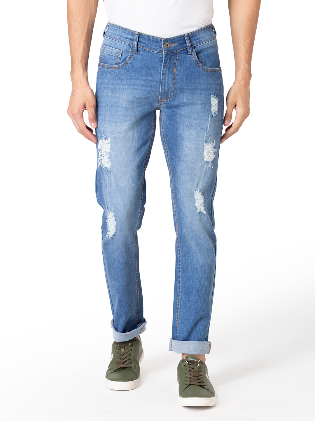 Allen Cooper Denim Jeans For Men