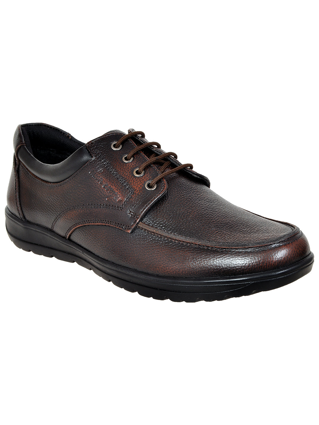 Allen Cooper Men's Genuine Leather Comfortable Formal Shoes with Memory Foam