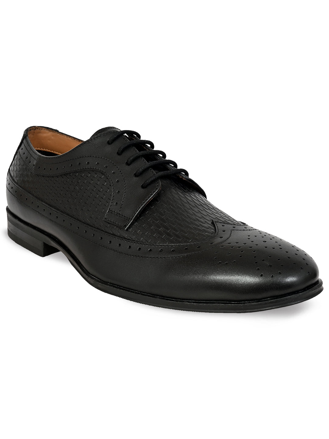 Allen Cooper Men's Genuine Leather Comfortable Formal Shoes with Memory Foam