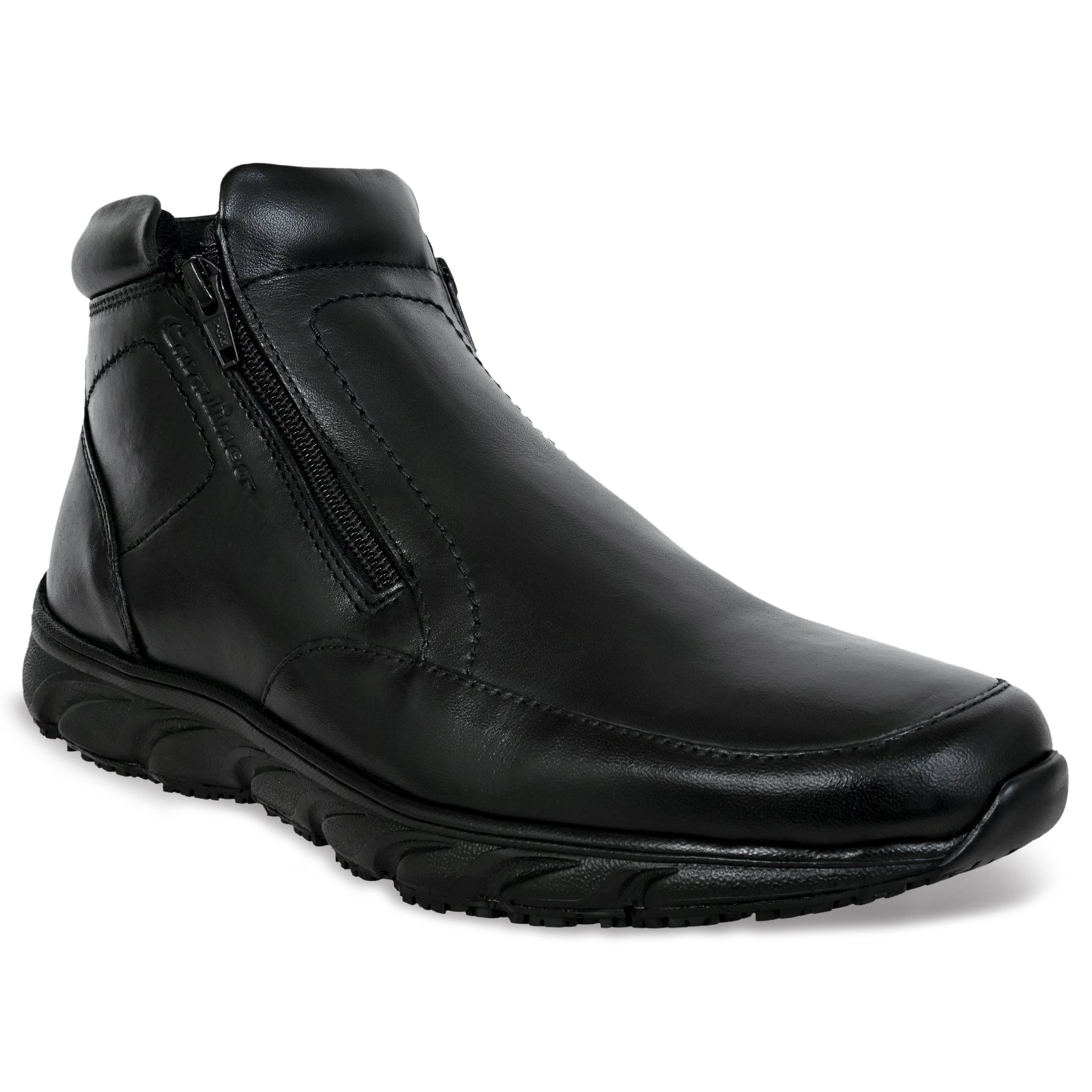 Allen Cooper Men's Genuine Leather Comfortable Boots With Memory Foam Insole