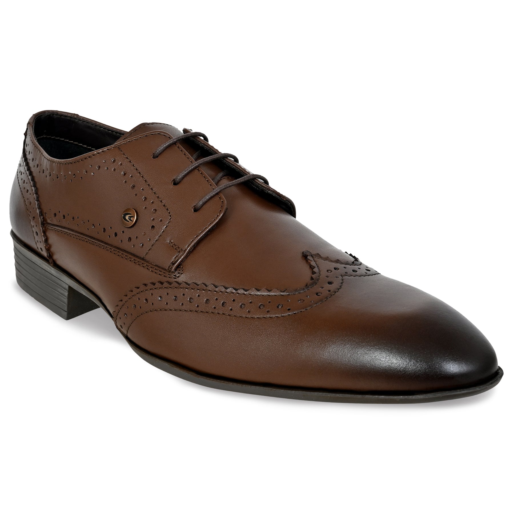 Allen Cooper Men's Genuine Leather Comfortable Formal Shoes with Memory Foam