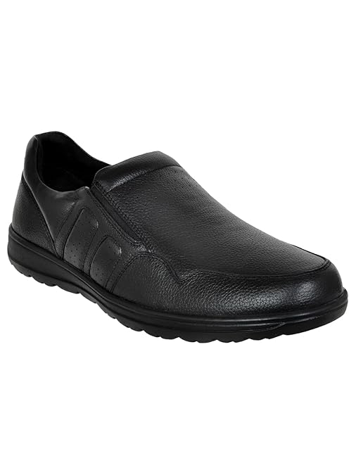 Allen Cooper Men's Genuine Leather Comfortable Formal Shoes with Memory Foam