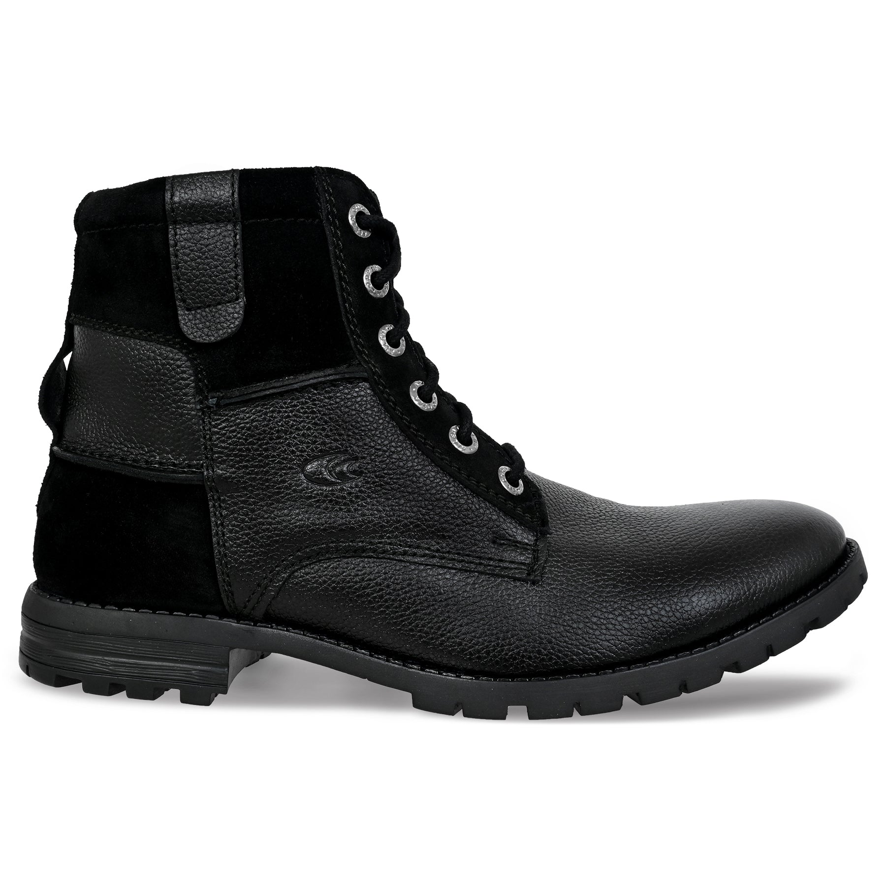 Allen Cooper Men's Genuine Leather Comfortable Boots With Memory Foam Insole