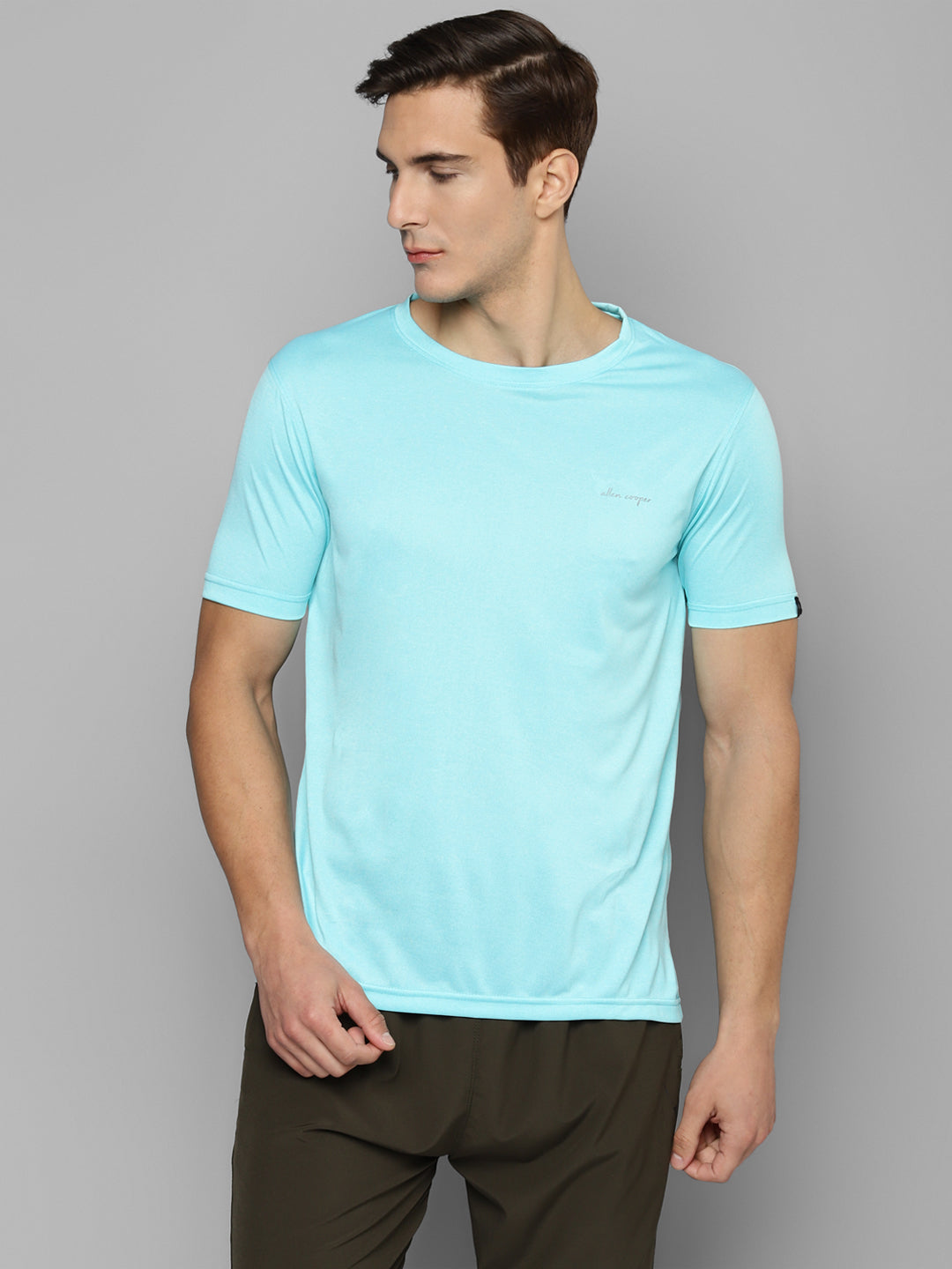 Allen Cooper Round Neck Tshirts For Men