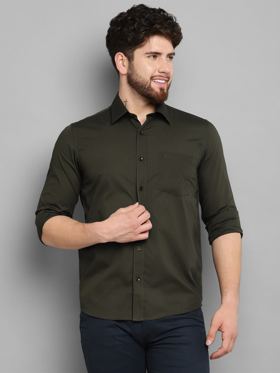 Allen Cooper Pure Cotton Shirts For men