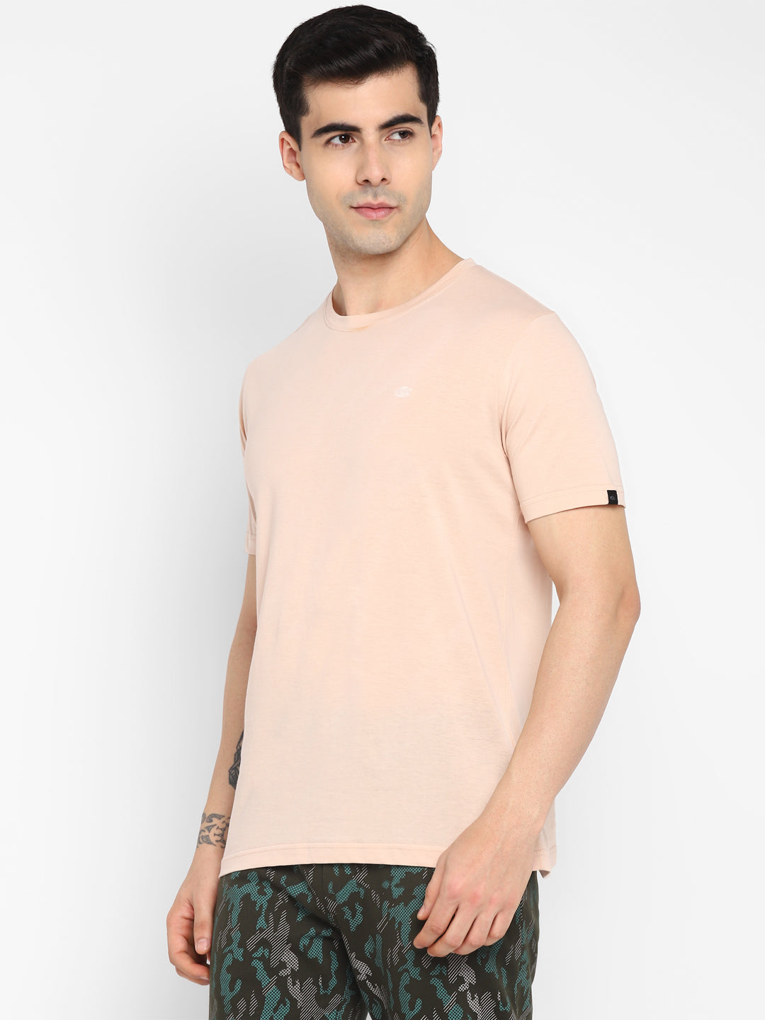 Allen Cooper Round Neck Tshirts For Men