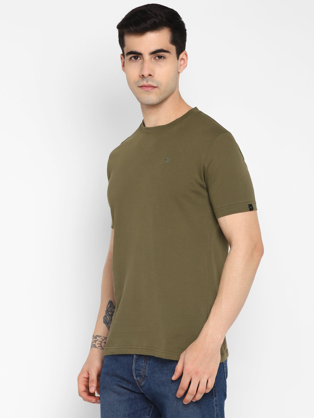 Allen Cooper Round Neck Tshirts For Men