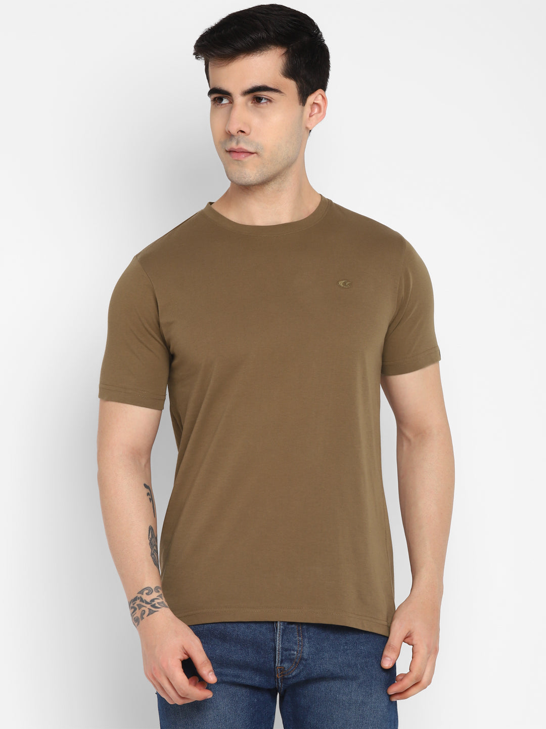 Allen Cooper Round Neck Tshirts For Men