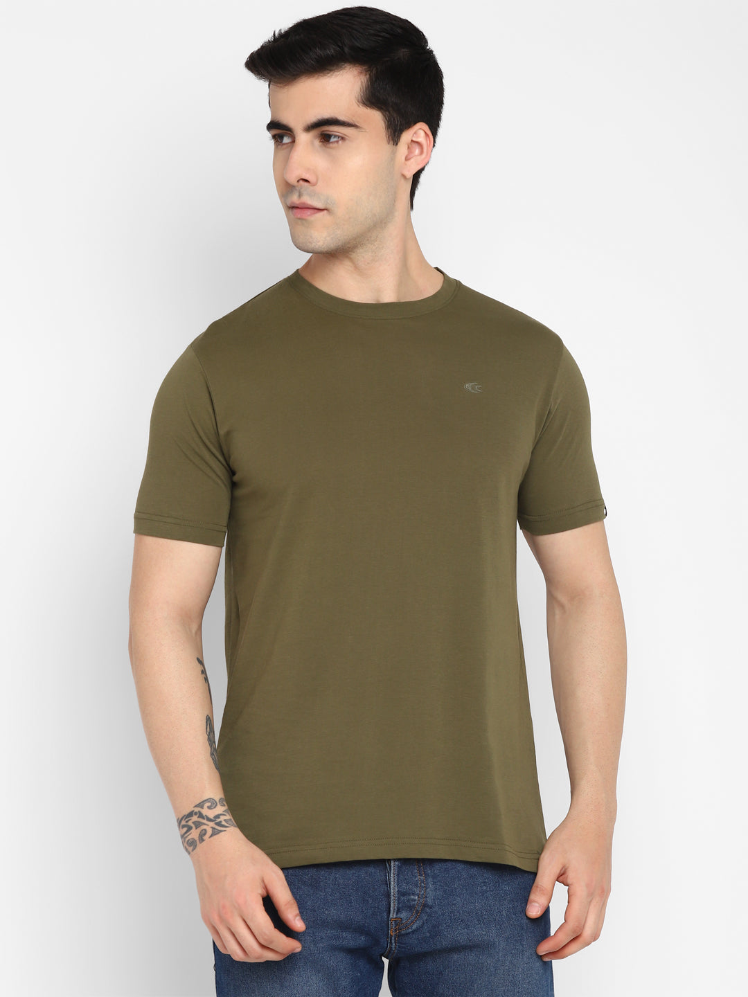 Allen Cooper Round Neck Tshirts For Men