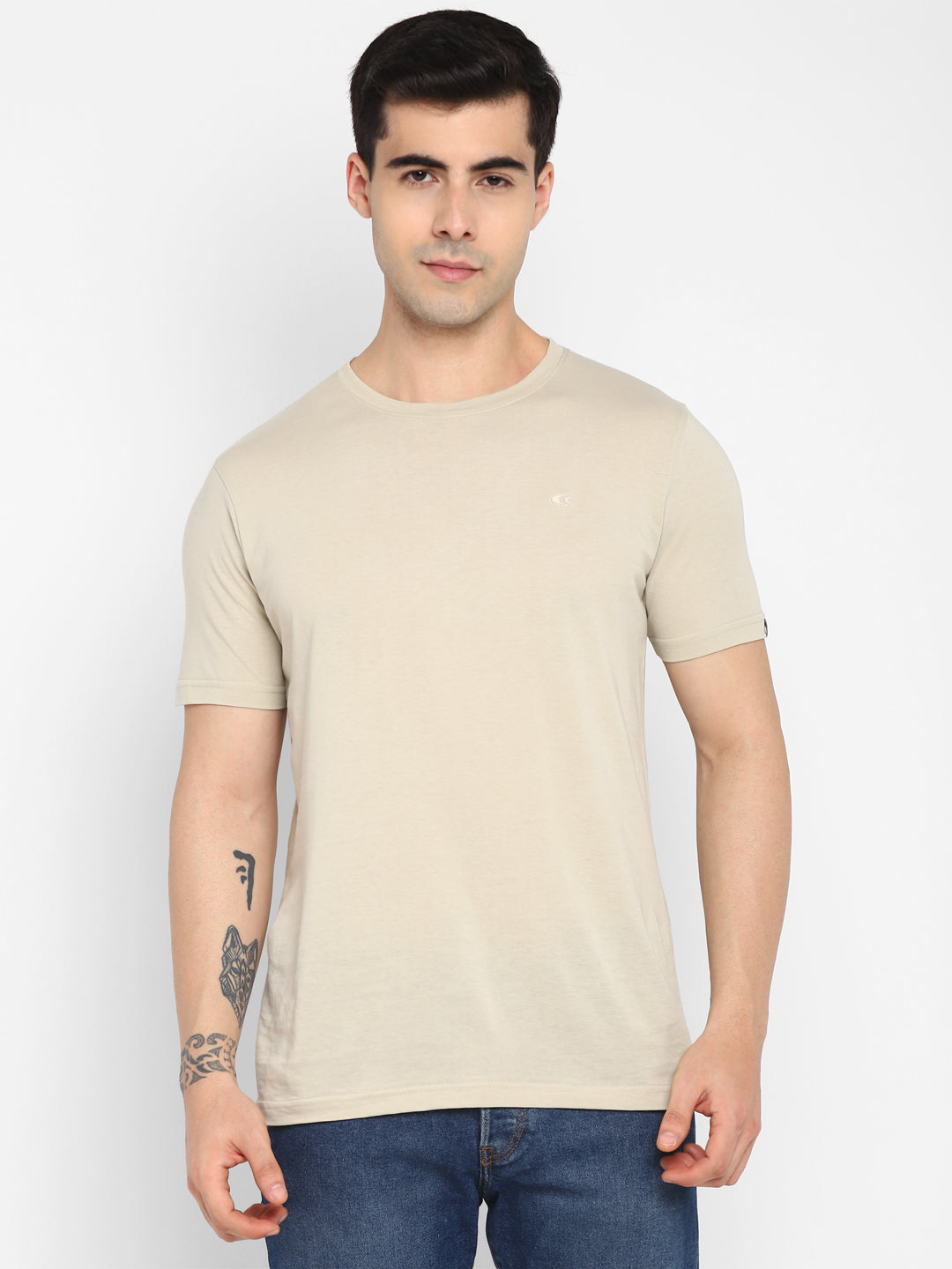 Allen Cooper Round Neck Tshirts For Men