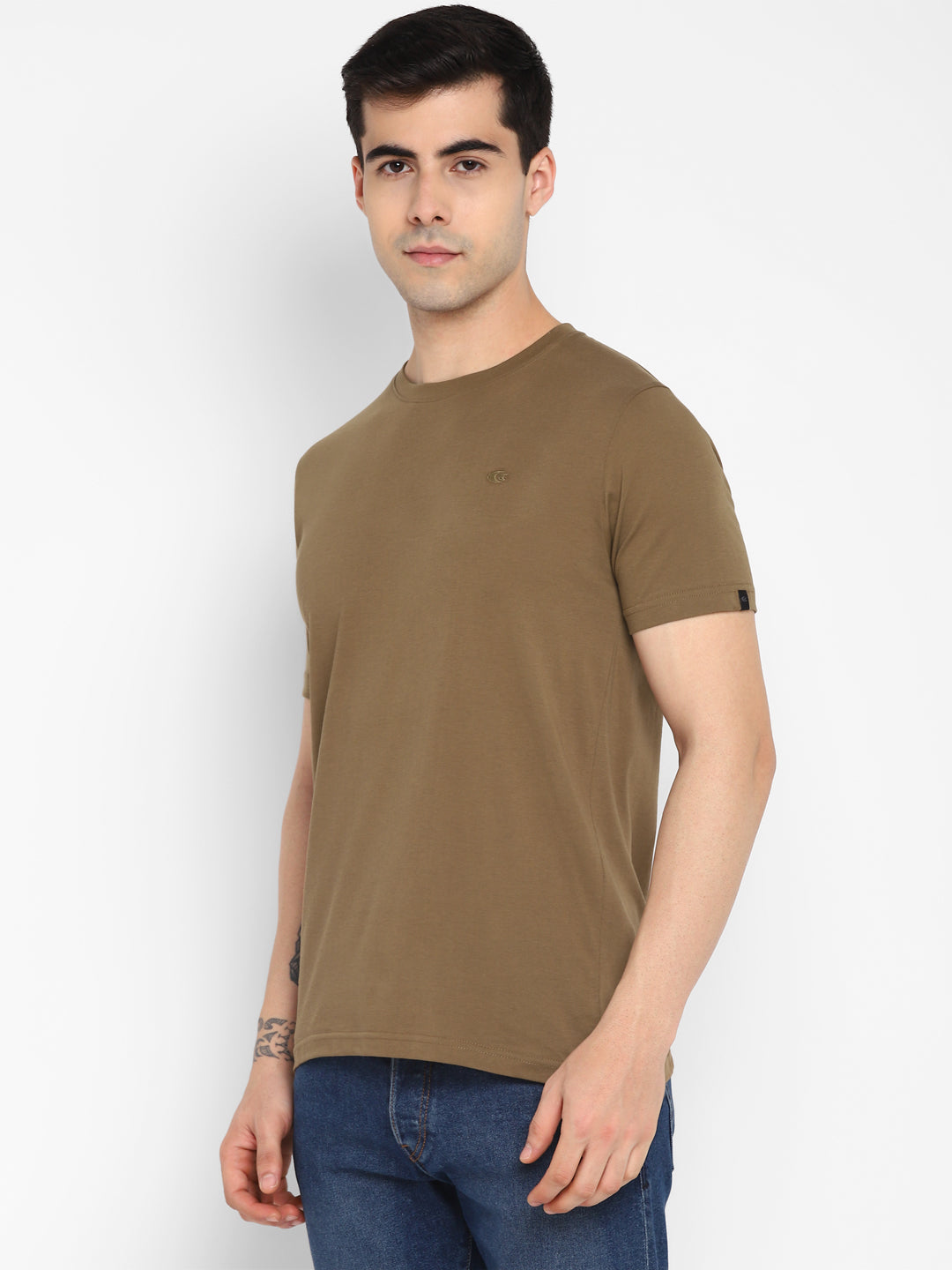 Allen Cooper Round Neck Tshirts For Men