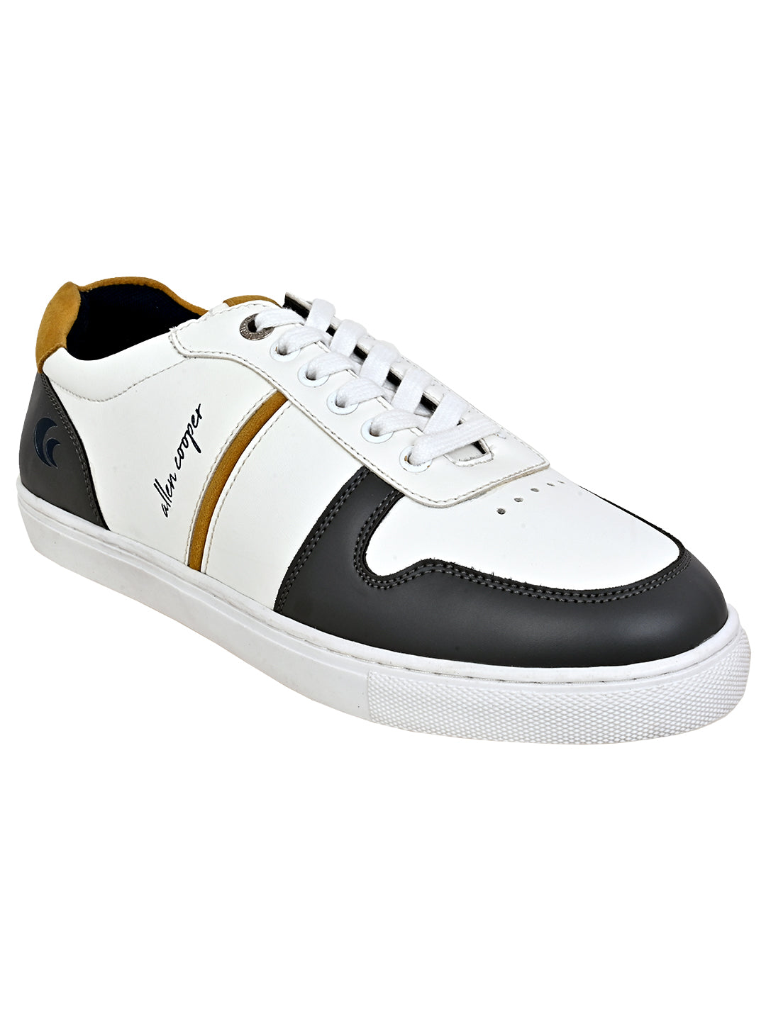 Allen Cooper PU Sneakers Casual Shoes For Men